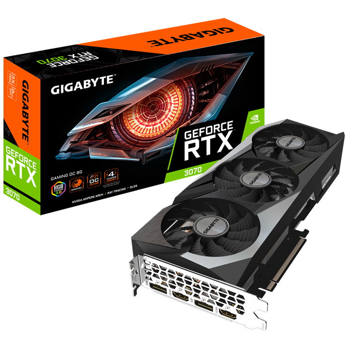 کارت گرافیک گیگابایت مدل GIGABYTE RTX3070 GAMING OC 8G DDR6 256BIT