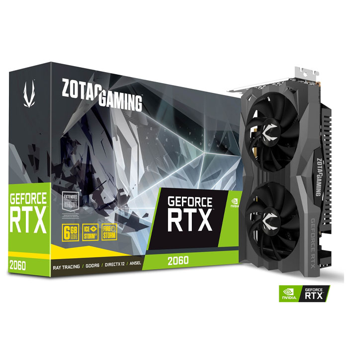 کارت گرافیک زوتک مدل ZOTAC GAMING RTX2060 6G DDR6 192BIT