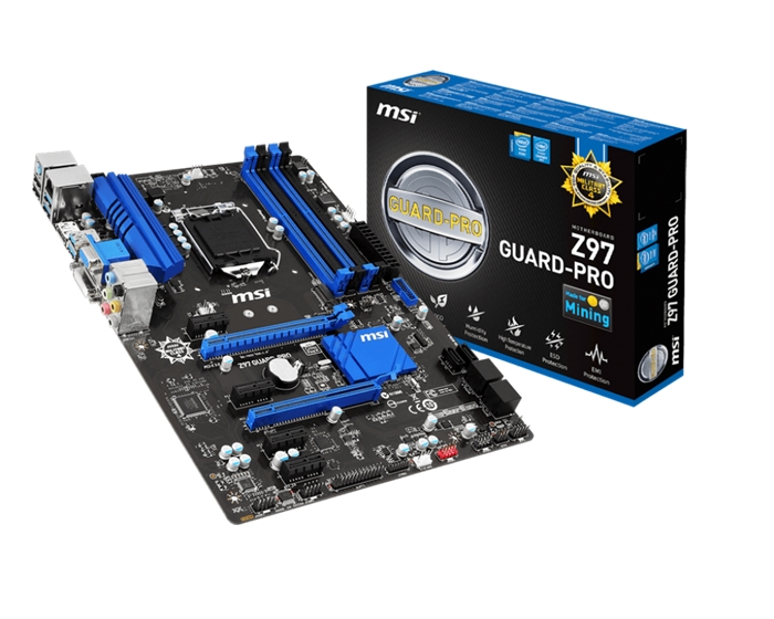 مادربرد ام اس آی مدل MSI Z97 GUARD-PRO DDR3