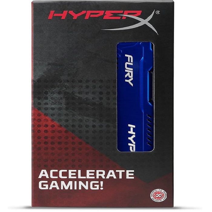 رم دسکتاپ کارکرده کینگستون مدل HyperX Fury DDR3 1866MHz 4GB