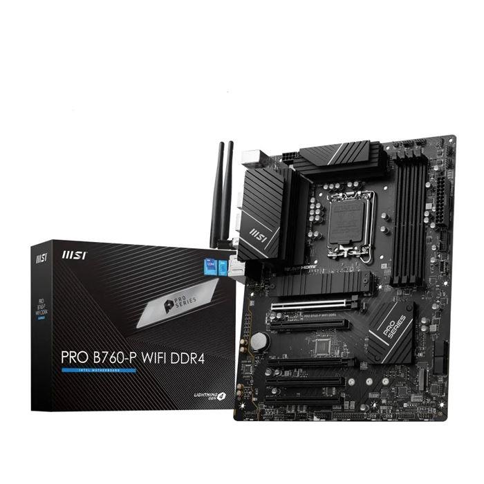 مادربرد آکبند ام اس آی مدل MSI PRO B760-P WiFi DDR4 LGA1700