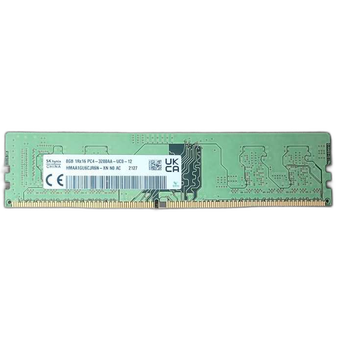رم دسکتاپ کارکرده اس کی هاینیکس 8 گیگ DDR4 مدل SKhynix HMAA1GU6CJR6N 3200Mhz CL11