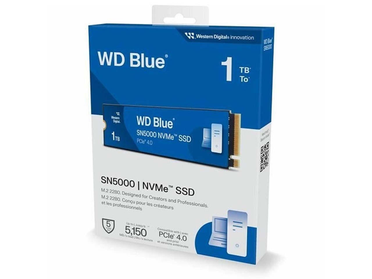 اس اس دی اینترنال وسترن دیجیتال مدل WD Blue SN5000 ظرفیت 1 ترابایت