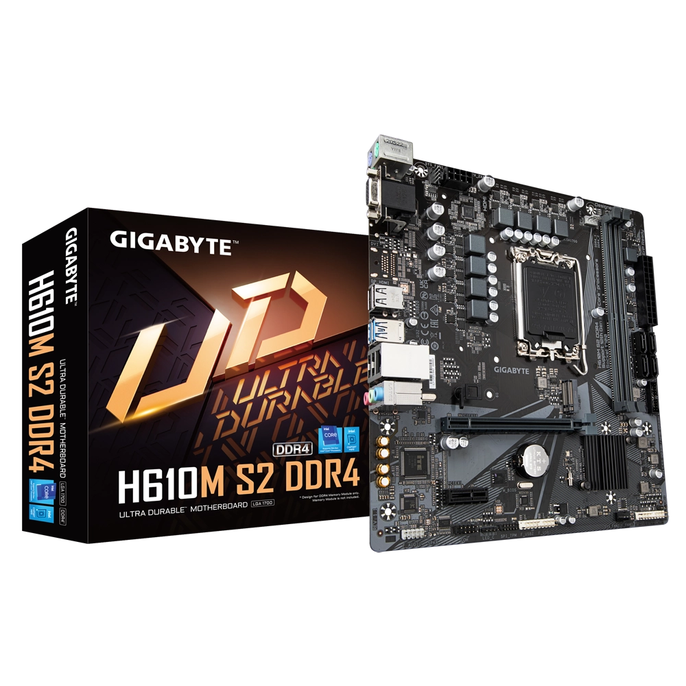 مادربرد گیگابایت  سوکت 1700  مدل GIGABYTE H610M S2 DDR4