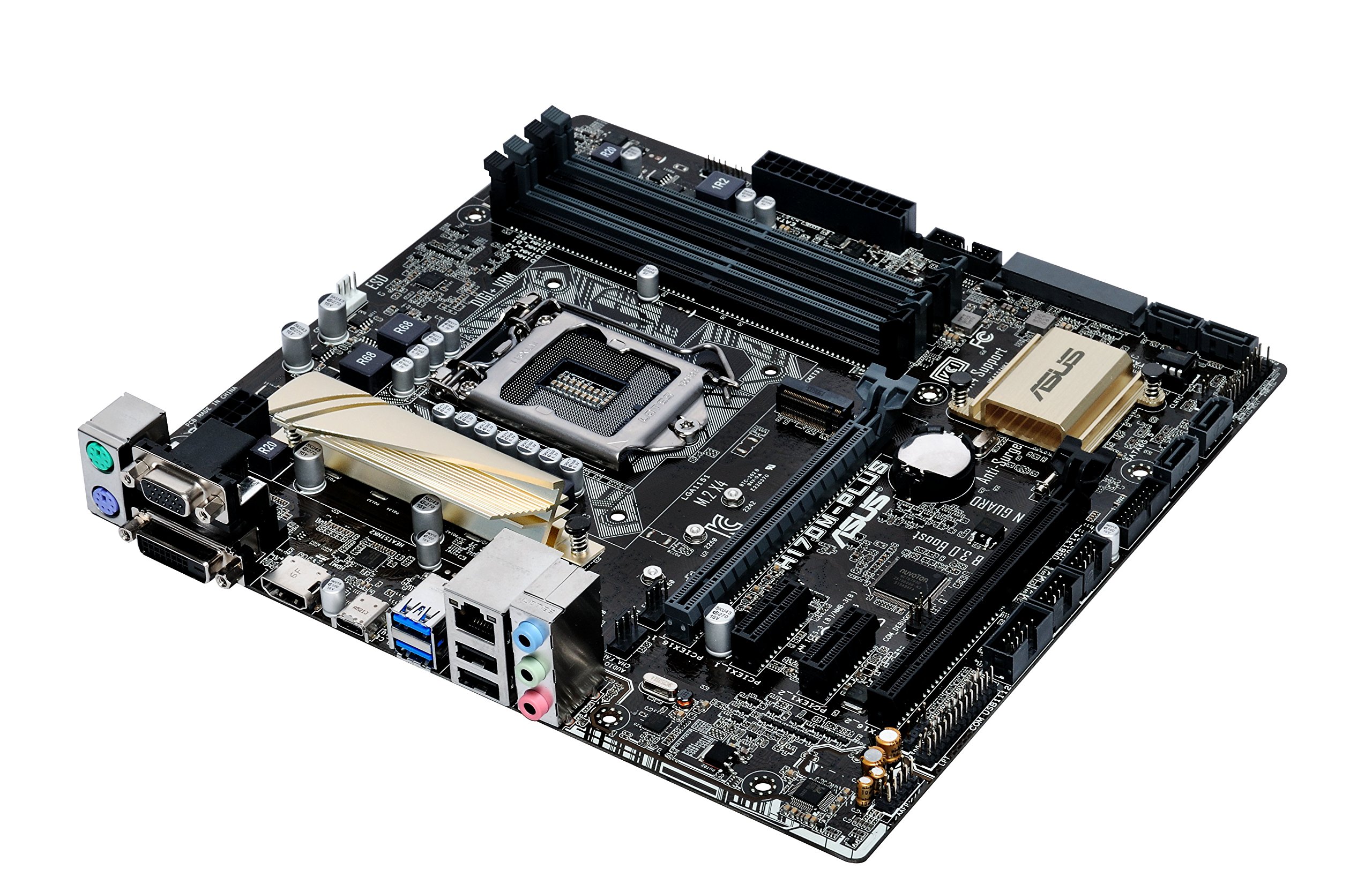 مادربرد کارکرده ایسوس مدل ASUS H170M-PLUS D4 LGA1151 ATX