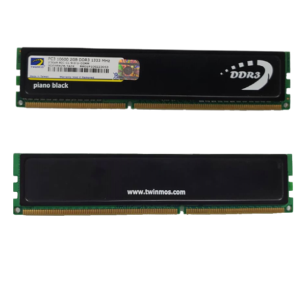 رم دسکتاپ کارکرده 8 گیگ مدل TWINMOS PC3 10600 8GB DDR3 1333MHZ CL9 1.5V
