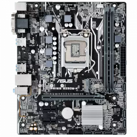مادربرد کارکرده ایسوس مدل ASUS PRIME B250M-K M.2 DDR4 INTEL LGA1151 Mini-ATX