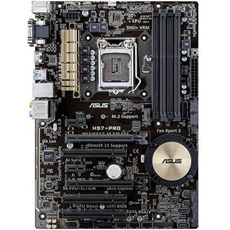مادربرد کارکرده ایسوس مدل ASUS H97-PRO M.2 DDR3 INTEL LGA1150 ATX