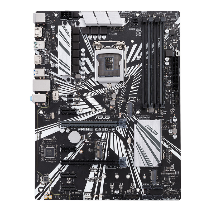 مادربرد کارکرده ایسوس مدل ASUS PRIME Z390-P DDR4 INTEL LGA1151 ATX